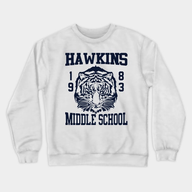 Hawkings Tigers Crewneck Sweatshirt by MokeyDesign